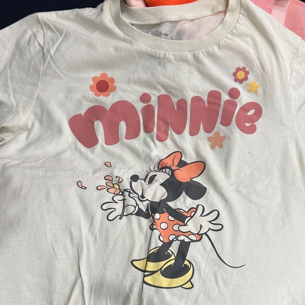 Disney Minnie Mouse Tee - Cream size XL